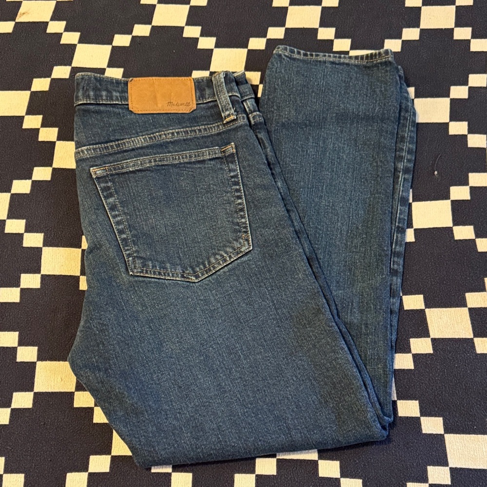 Madewell Men's Relaxed Taper Blue Denim Jeans